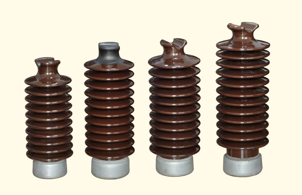 Porcelain station post insulators — four types from the range
