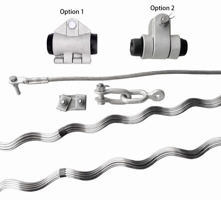 Suspension clamps for OPGW