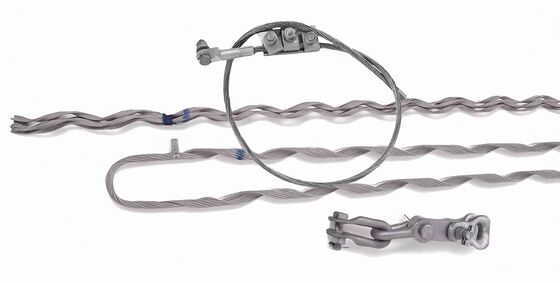 Tension clamps for OPGW